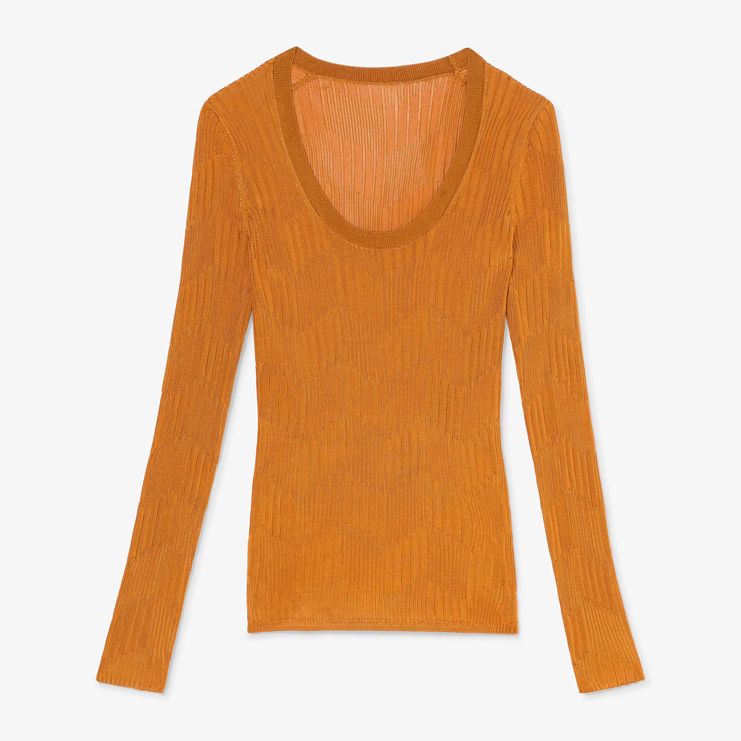 Rae Day-to-Night Top - Cascade Knit :: Caramel Minimalist Detailing