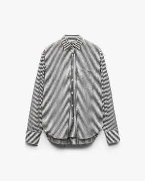 RAG & BONE CONNIE STRIPED SHIRT Reflective Detailing