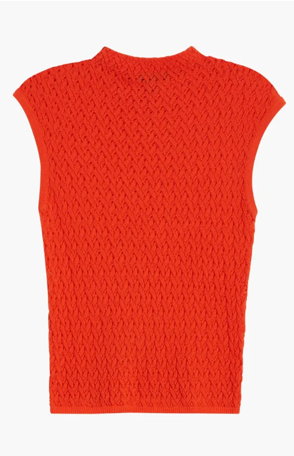 Relaxed Blouse RAG AND BONE TANA MERINO CAP SLEEVE SWEATER