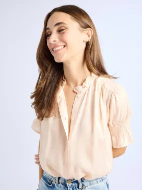 Modern Silhouette Marnie Top in Blush