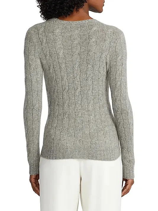 RALPH LAUREN COLLECTION CASHMERE PULLOVER AdjustableHem StaticResistantFabric