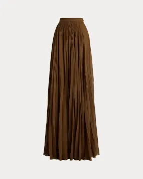 RALPH LAUREN COLLECTION CHIFFON SKIRT Soft Interior Anti Pilling Textile