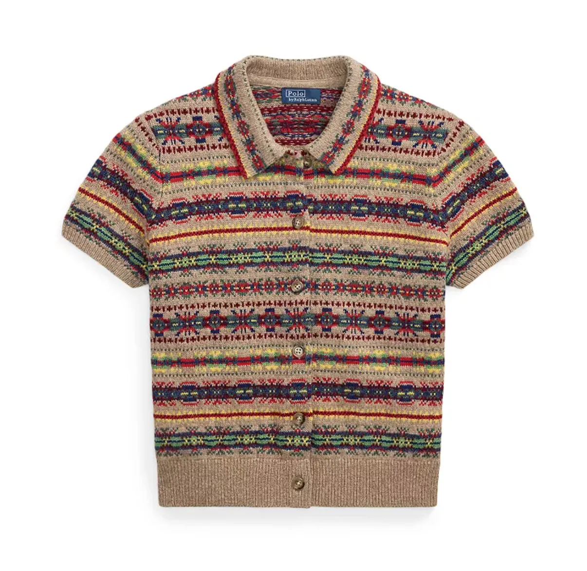 Knit Fabric Technology Lightweight Jacket RALPH LAUREN FAIR ISLE CARDIGAN