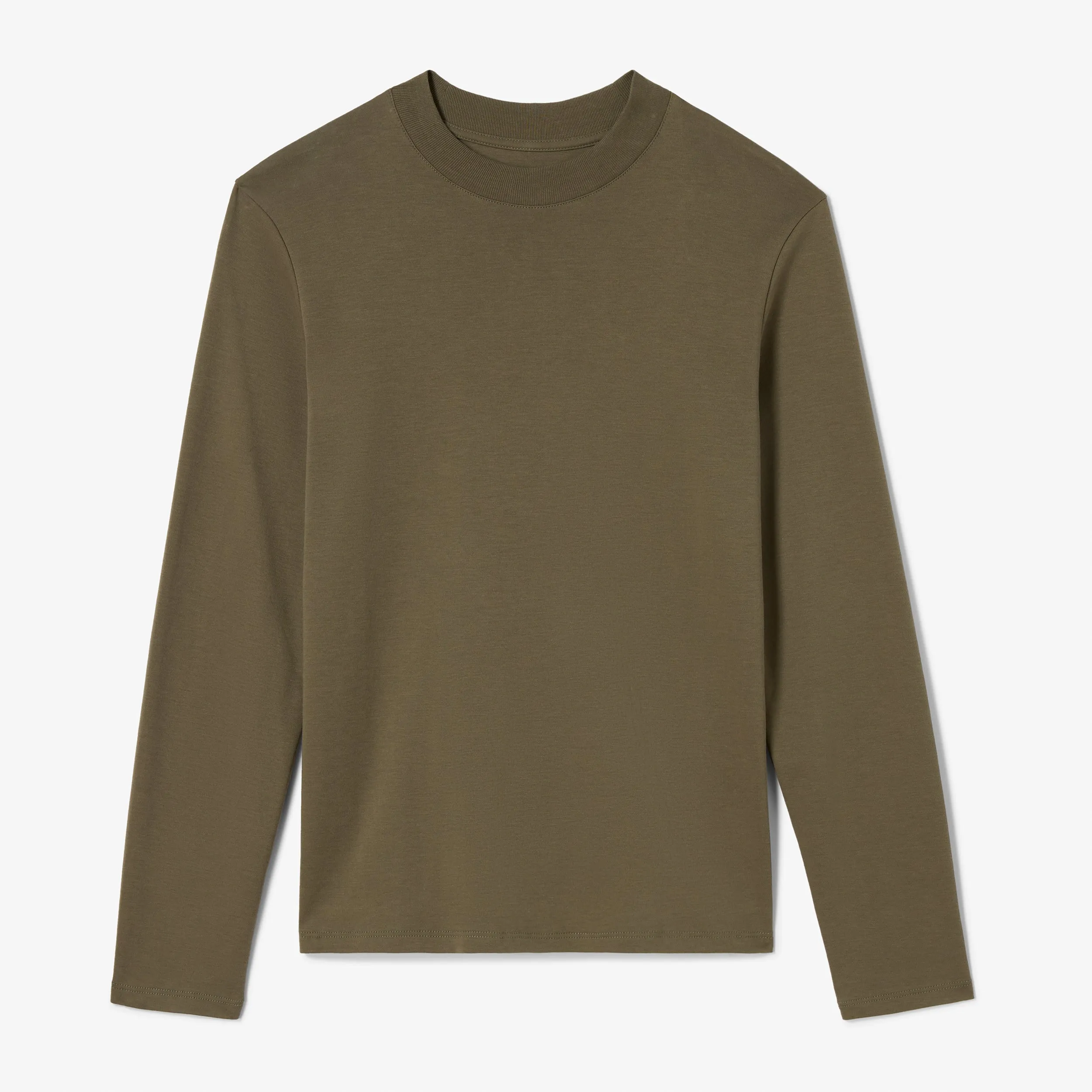 Raquel Long-Sleeve Tee - Organic Pima Cotton :: Caraway UVProtectionCoating WeightedHem