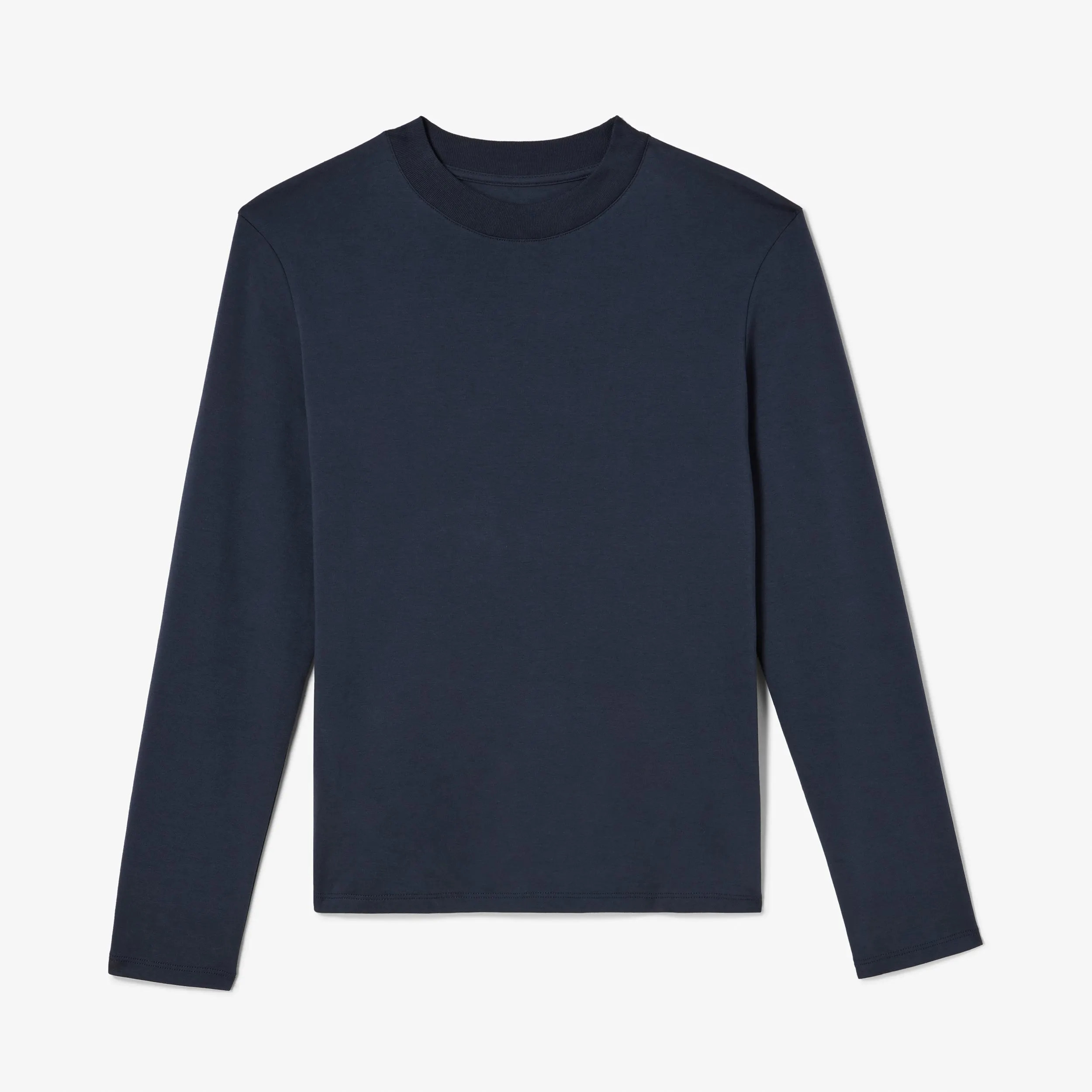 Active Comfort Style Raquel Long-Sleeve Tee - Organic Pima Cotton :: Dark Navy