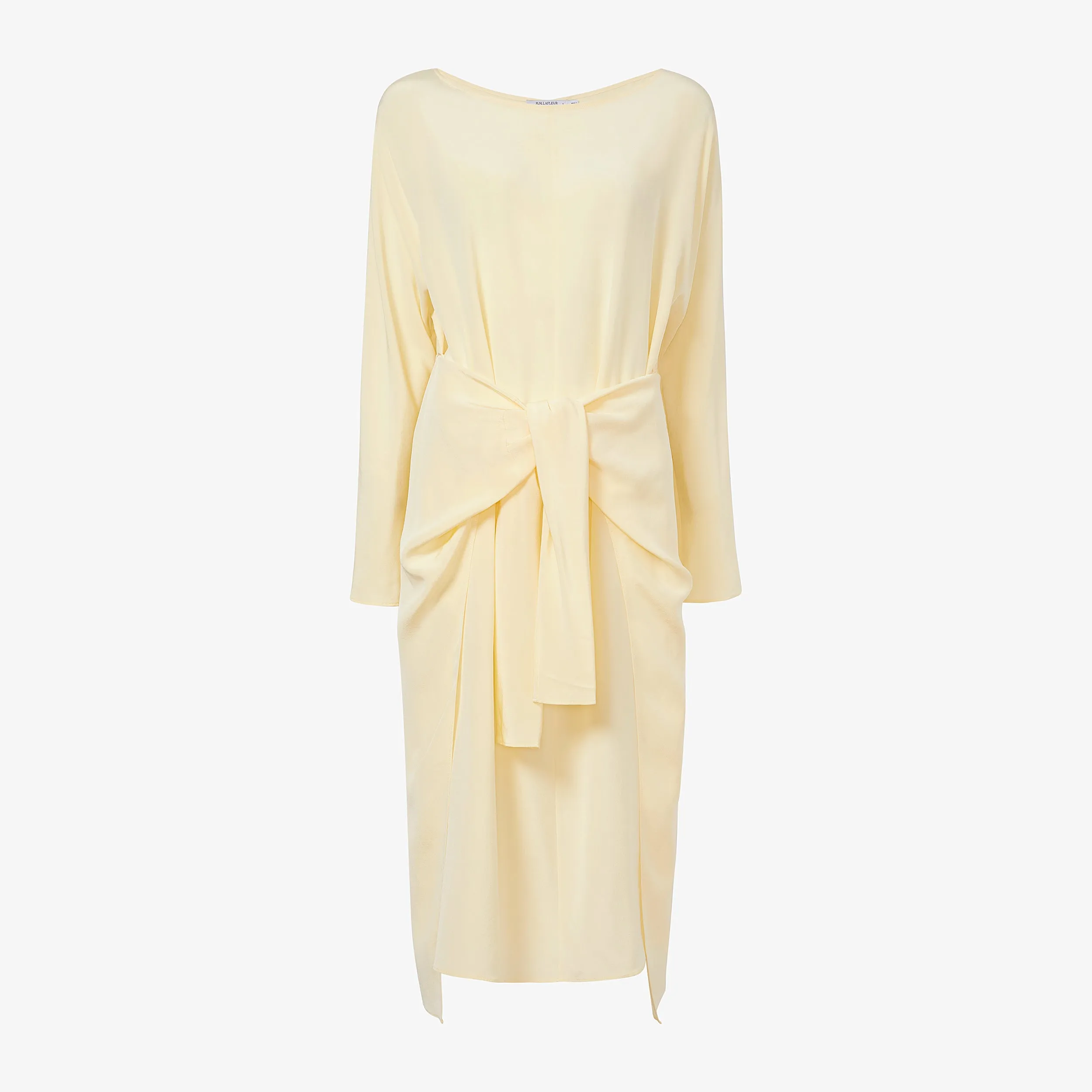 EthicallySourced AbrasionResistant Finish Rashmeen Dress - Washable Silk :: Parchment WaterRepellent