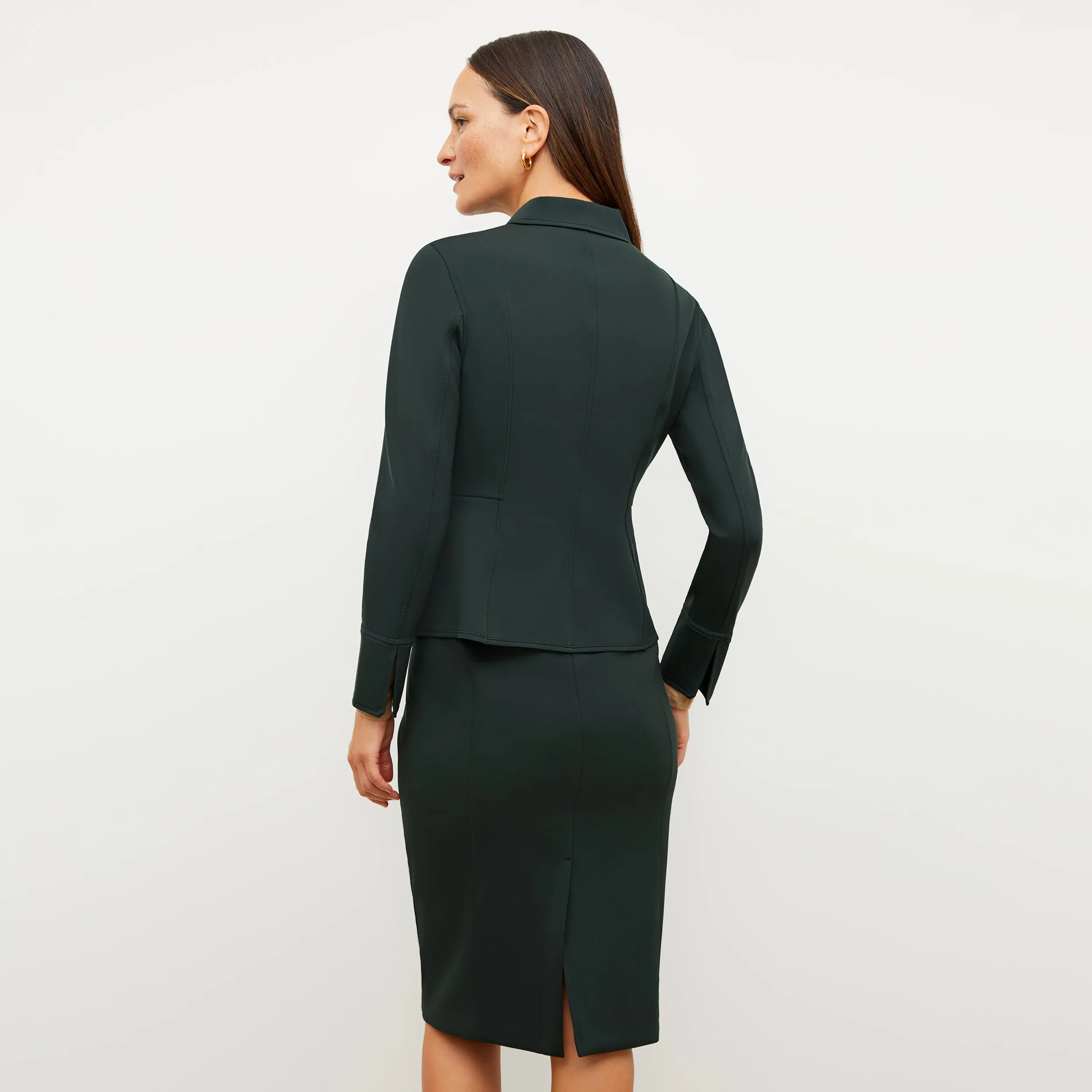 Chantal Skirt - Light Scuba :: Forest QuickReleaseFastenings