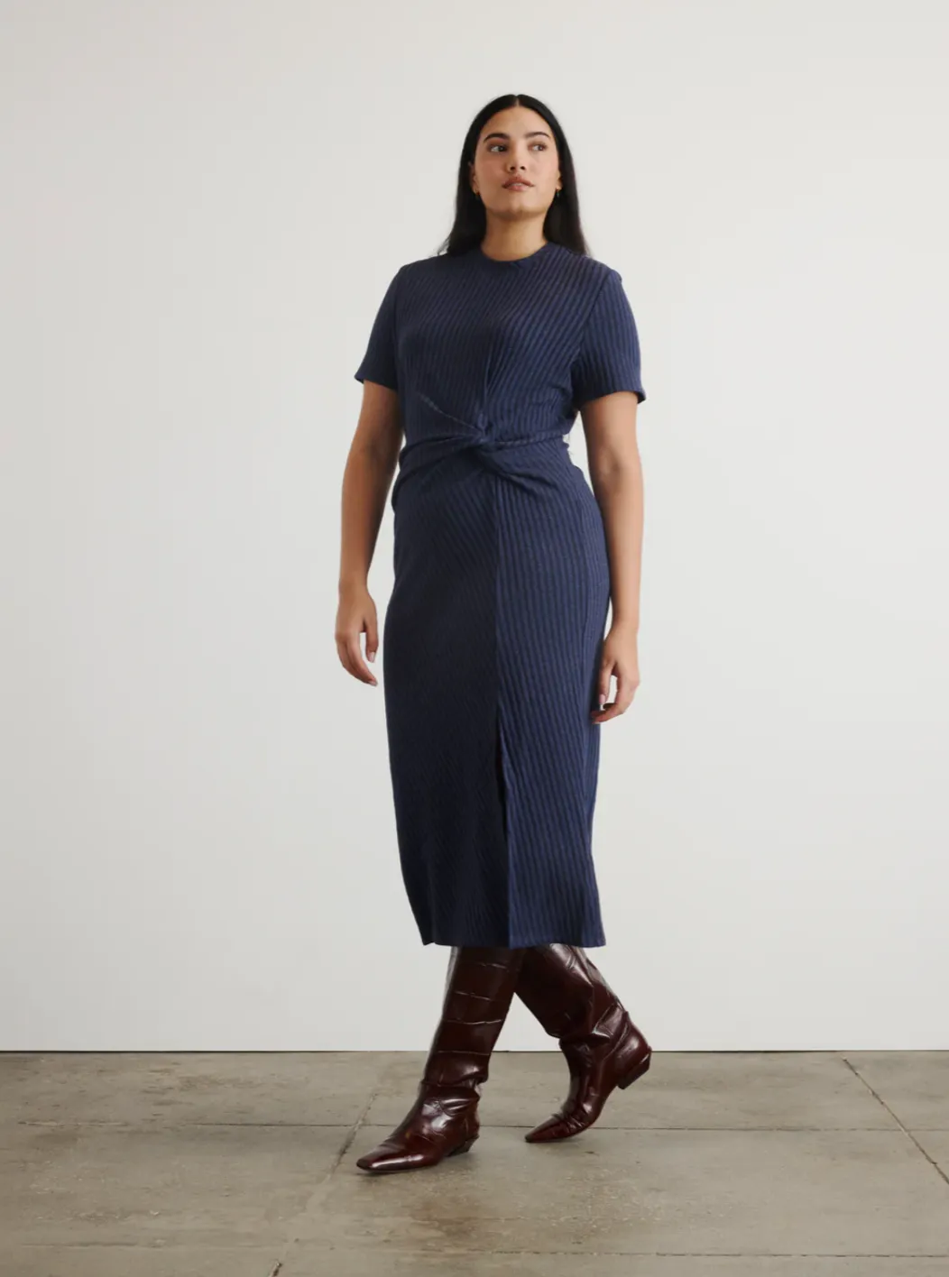 TANYA TAYLOR FLINT DRESS Odor Resistant Treatment Durable Fiber Blend