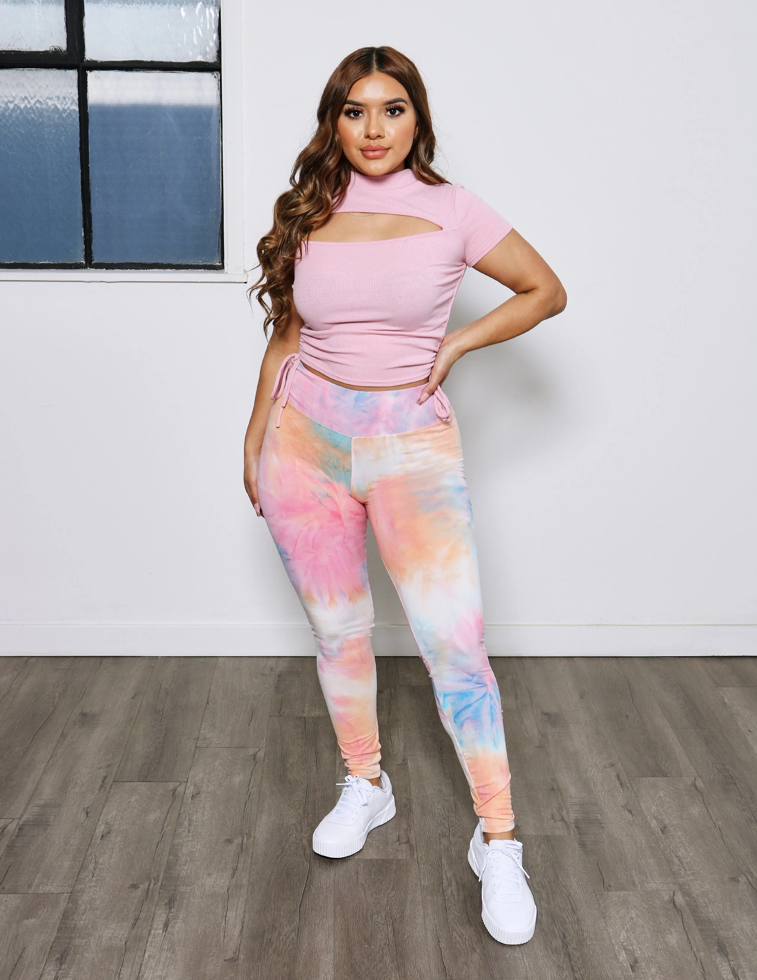 OdorResistantFinish So Soft Tie Dye Basic Legging