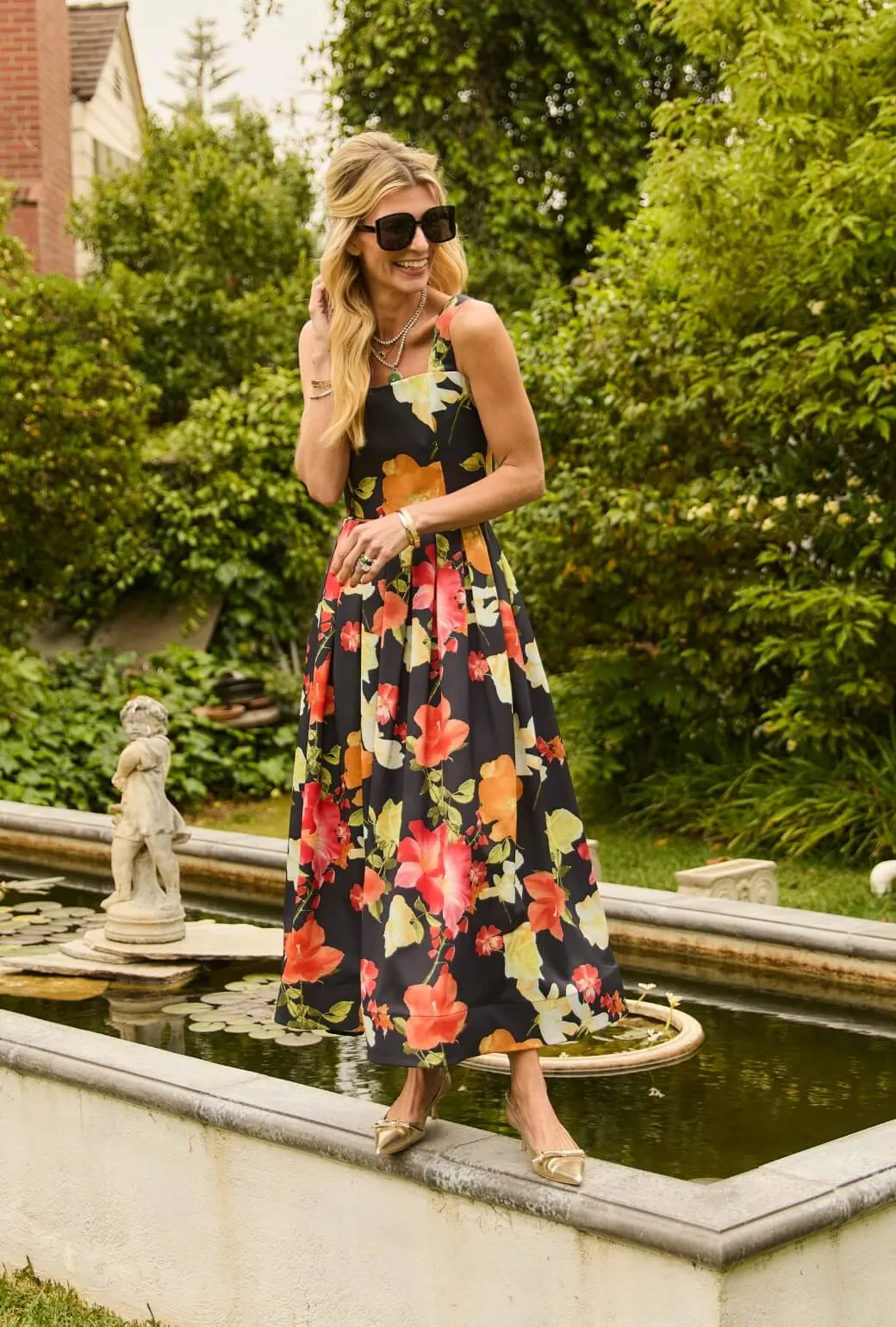 Bella Bustier - Hibiscus Comfy Fit WaffleWeave