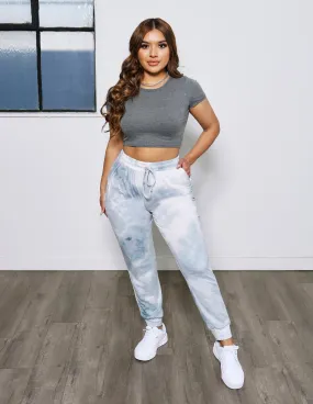 So Soft Tie Dye Jogger Pants ElasticWaistband Performance Comfort