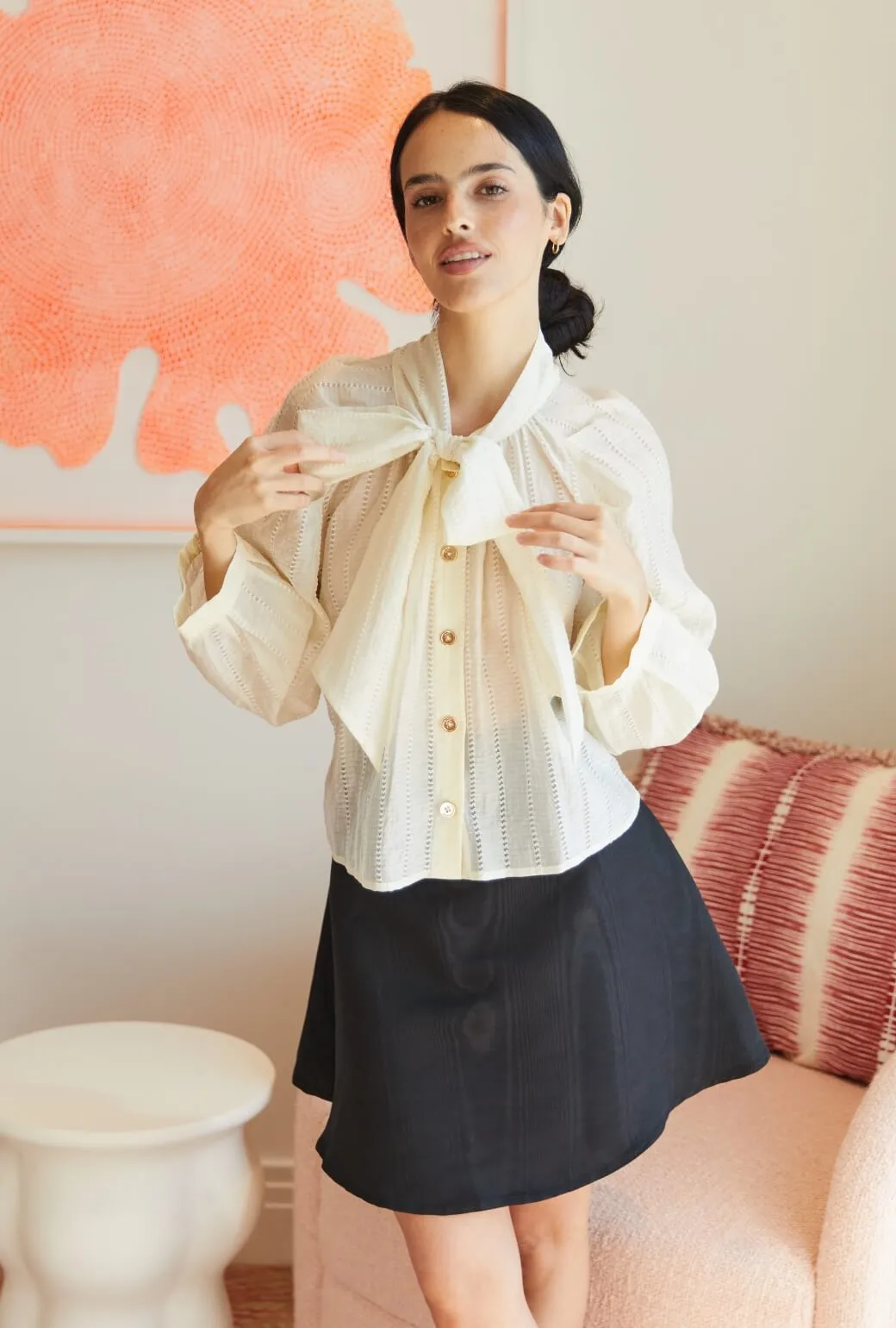 Core Cut Compression Support Lining The Laura Mini - Noir Moir??