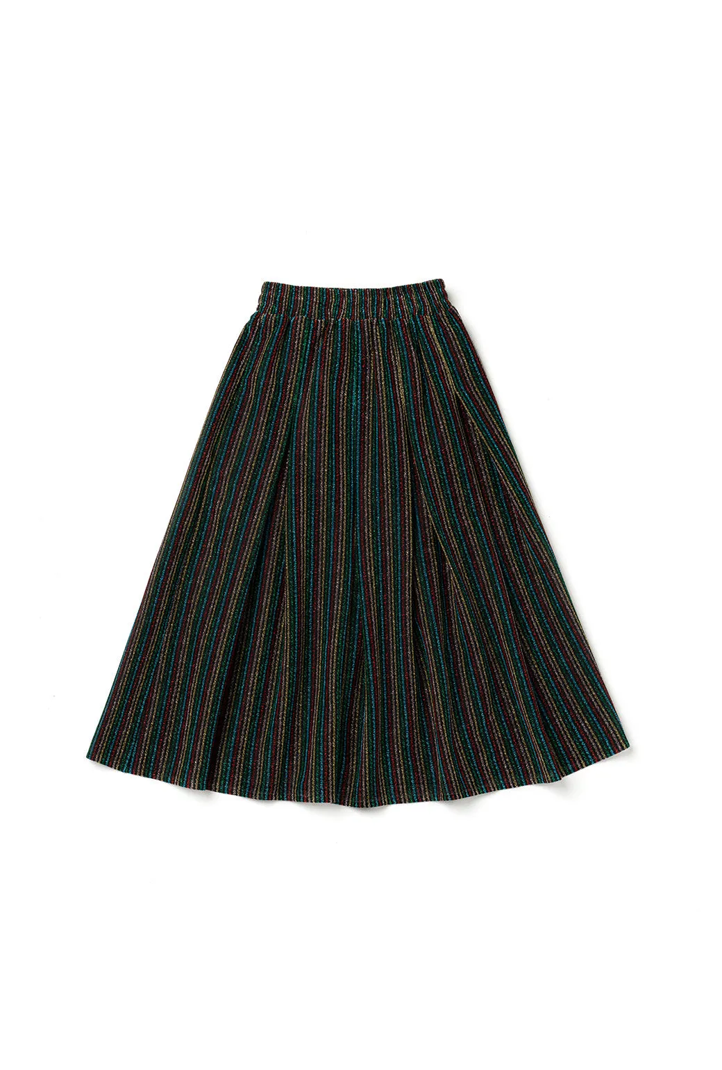 SAMPLE - Party Skirt - Shimmer Stripe CompressionSupport Relaxed Waist