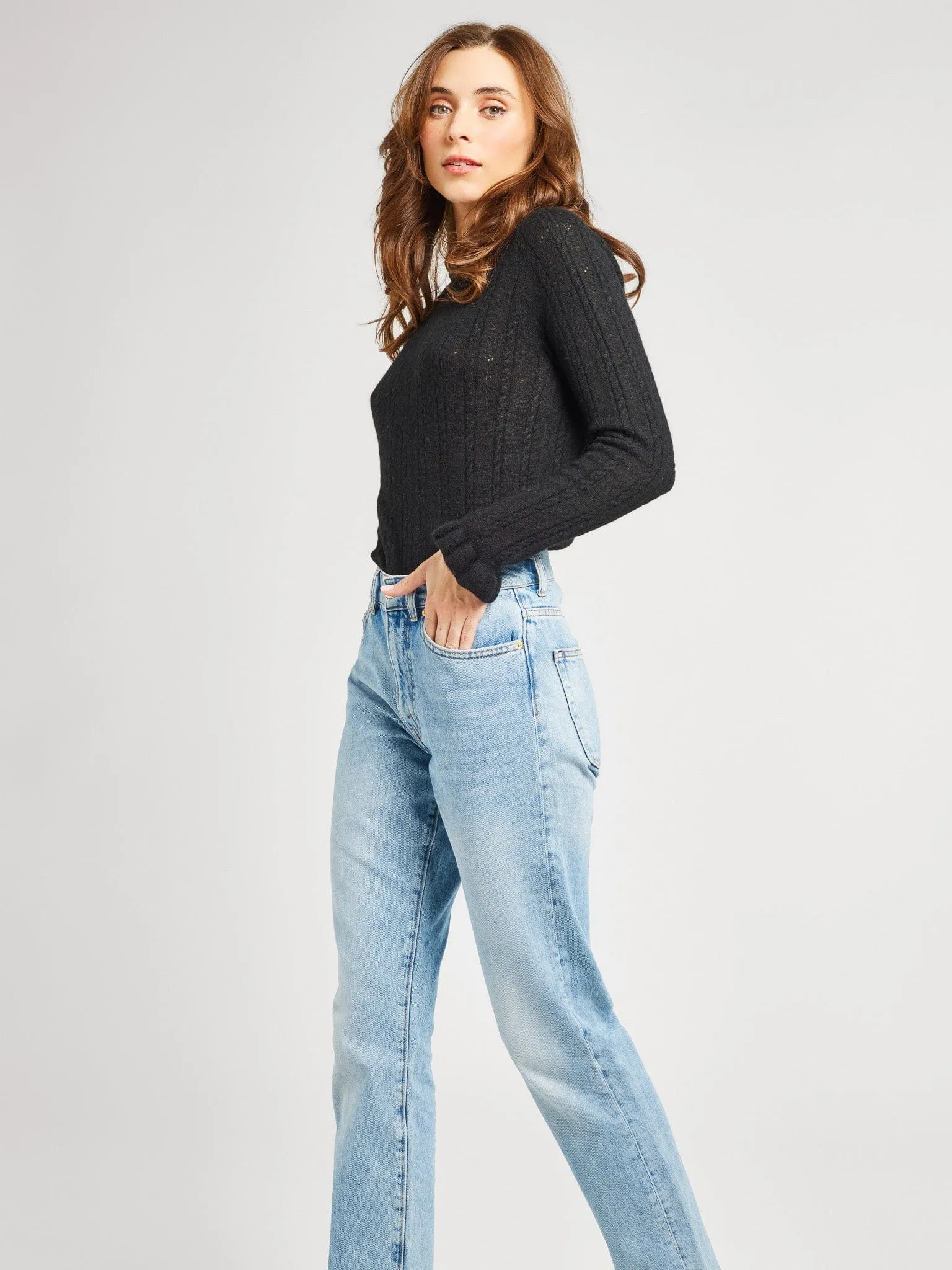 Aurora Pullover in Black Friction Reducing Finish Convertible Sleeve Adaptation