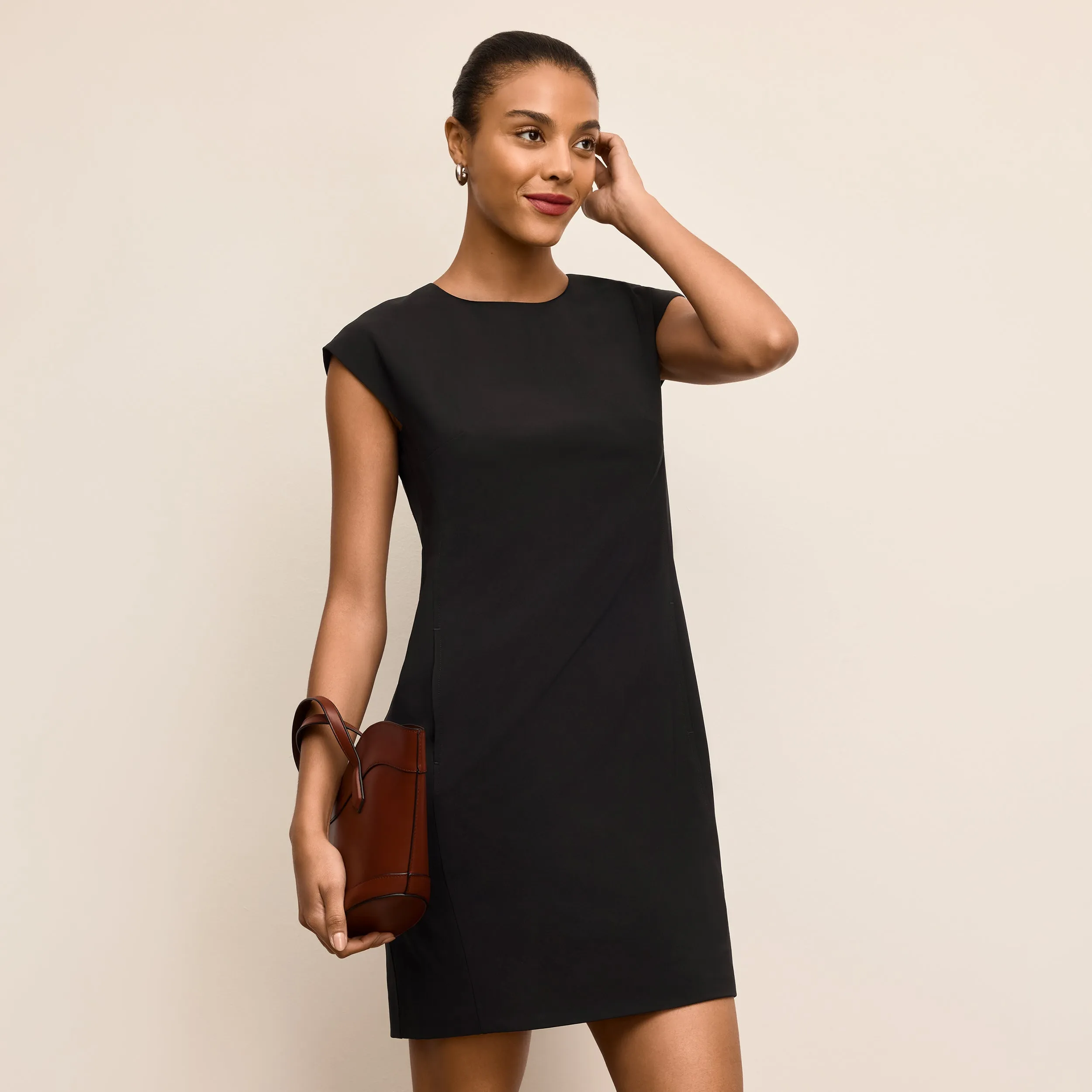AdaptiveFitFabric Maaza Travel Dress - OrigamiTech :: Black