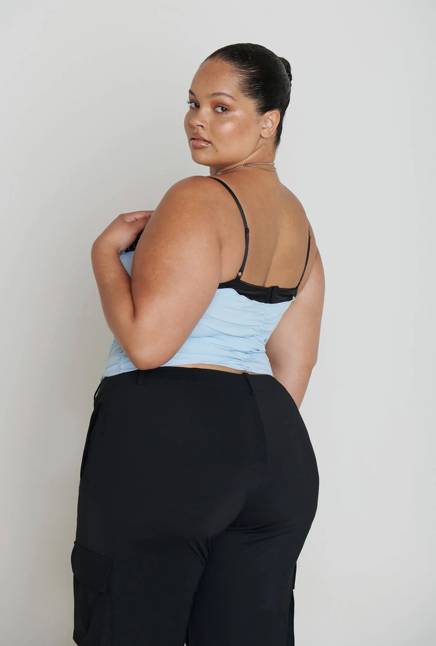 RENZO TUBE TOP - BABY BLUE SeamlessSidePanels