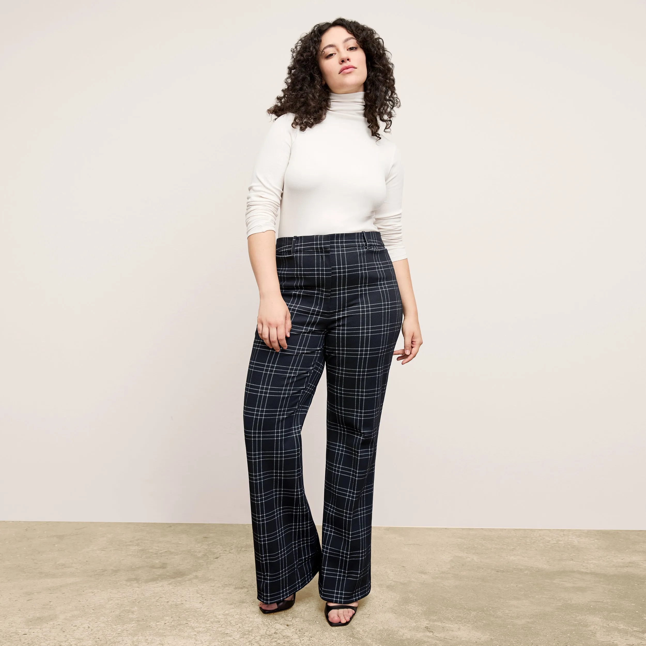 HeavyweightThermal Axam Layering Turtleneck - Organic Ribbed Pima Cotton :: Ivory