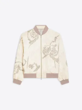 RollUpCuff Non Irritating Seams Reversible embroidered bomber