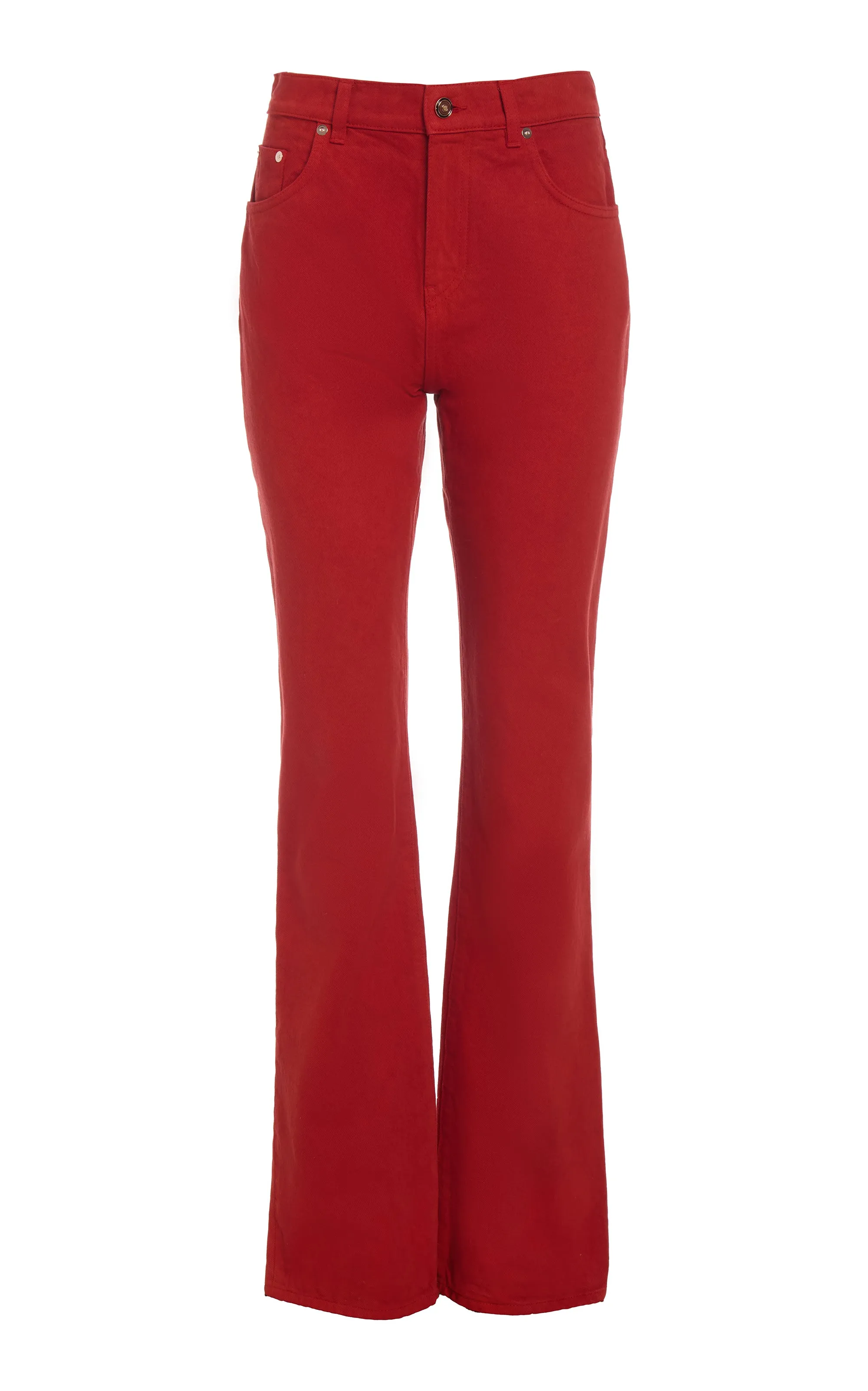 Rey Straight-leg Jean in Antelope Orange Recycled Cotton Denim Classic Tank