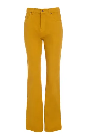 WindproofBarrierTechnology Rey Straight-leg Jean in Golden Birch Recycled Cotton Denim