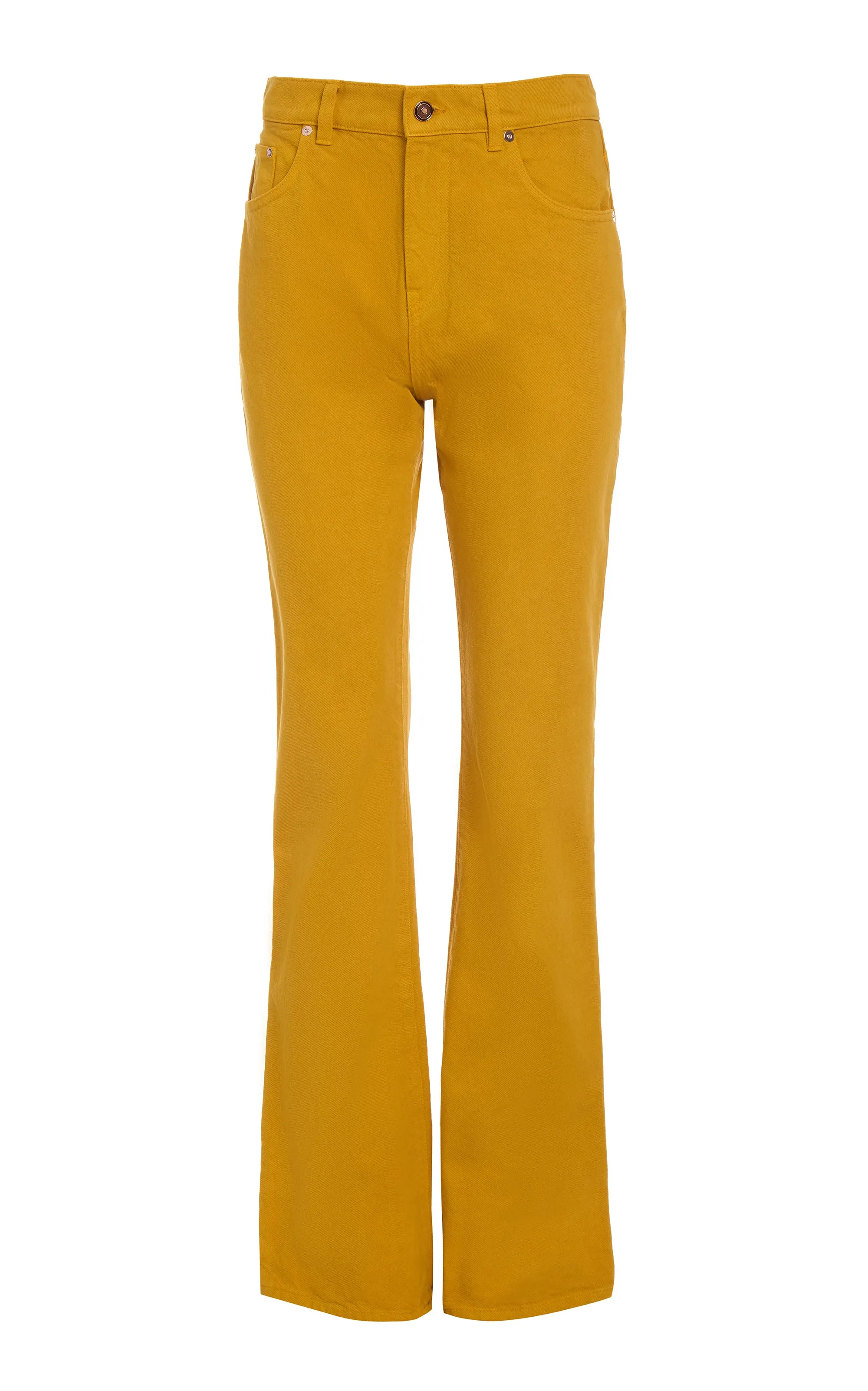 Rey Straight-leg Jean in Golden Birch Recycled Cotton Denim PunctureResistantReinforcement DoubleStitching