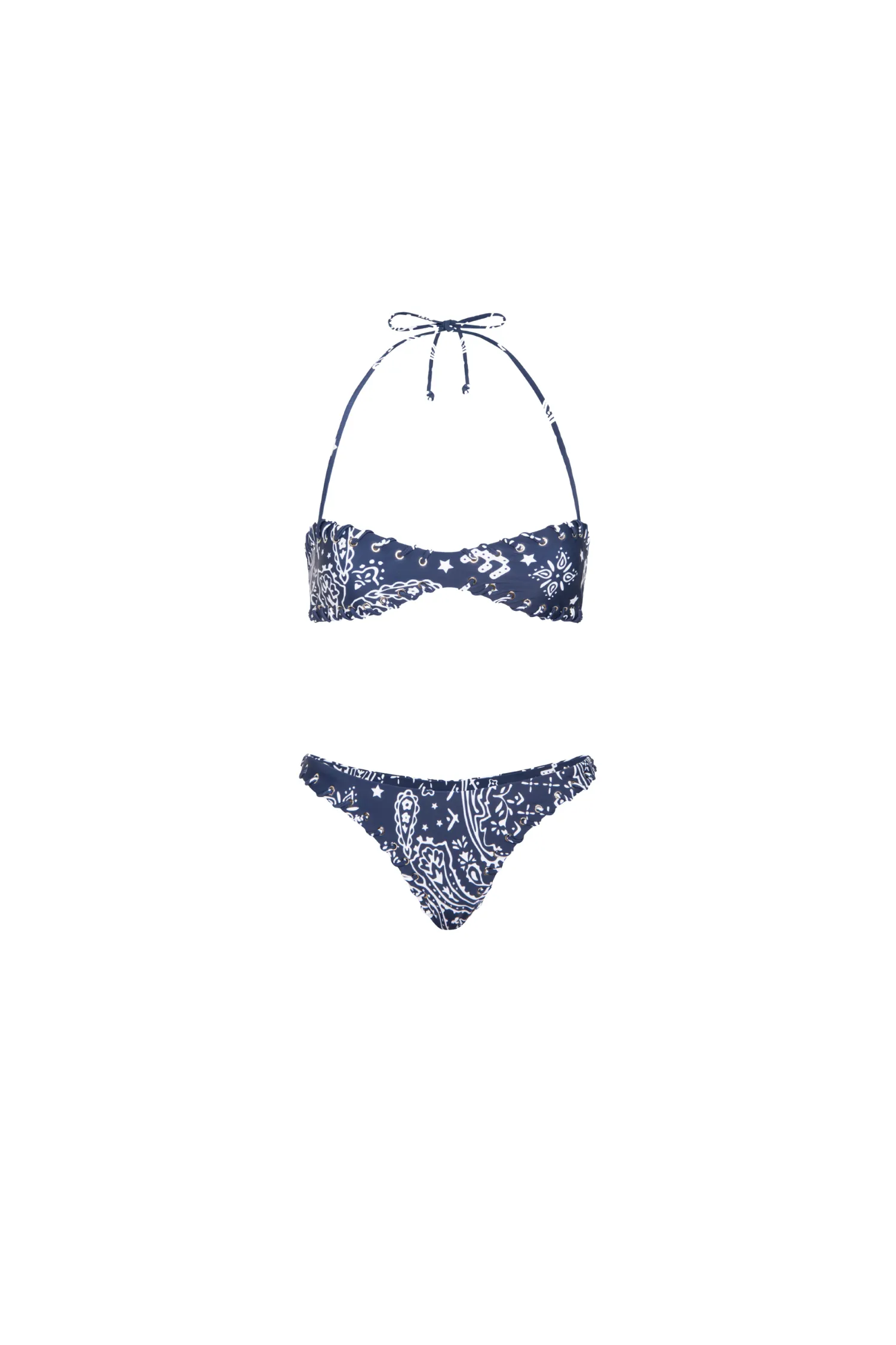RIO BIKINI - BANDANA NAVY EcoCertified FadeResistant Dye