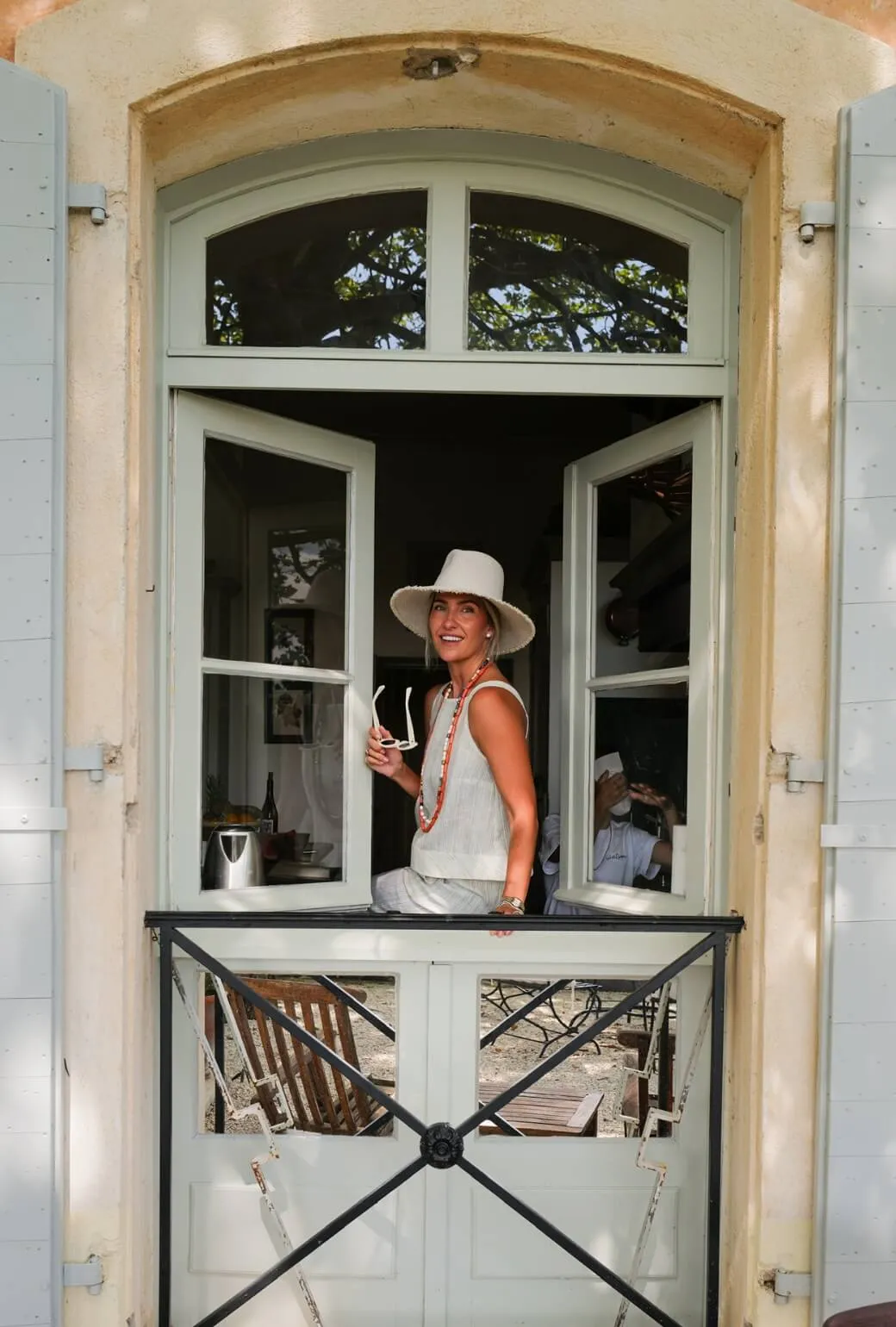 Breathable Tank NonIrritatingEdges The Stokes Swing Top - Green Linen Stripe