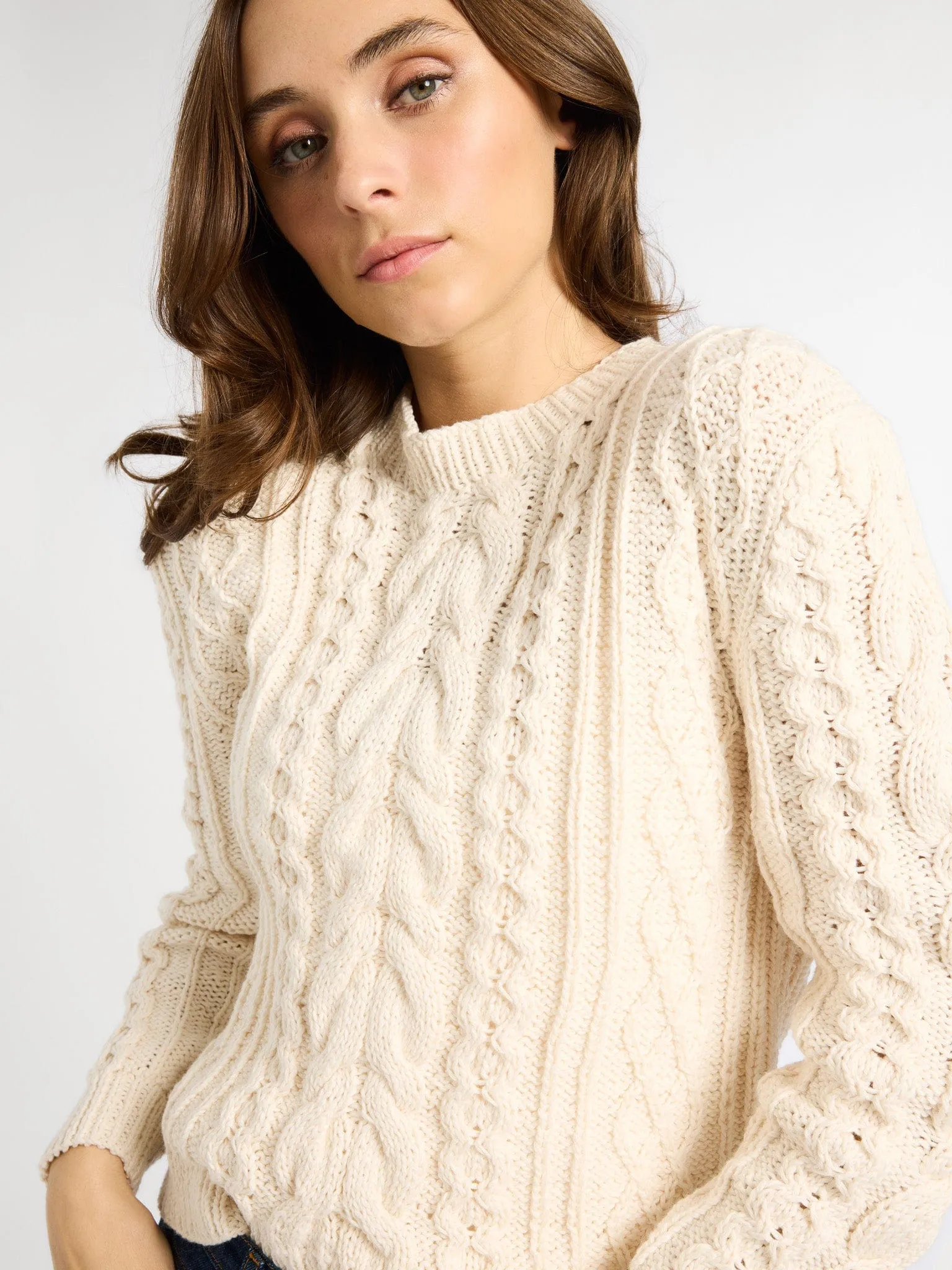 Rory Pullover in Ivory MultiPanelDesign