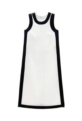 Run for the Roses Bermuda Set - White DoubleStitchedHem MinimalistSilhouette