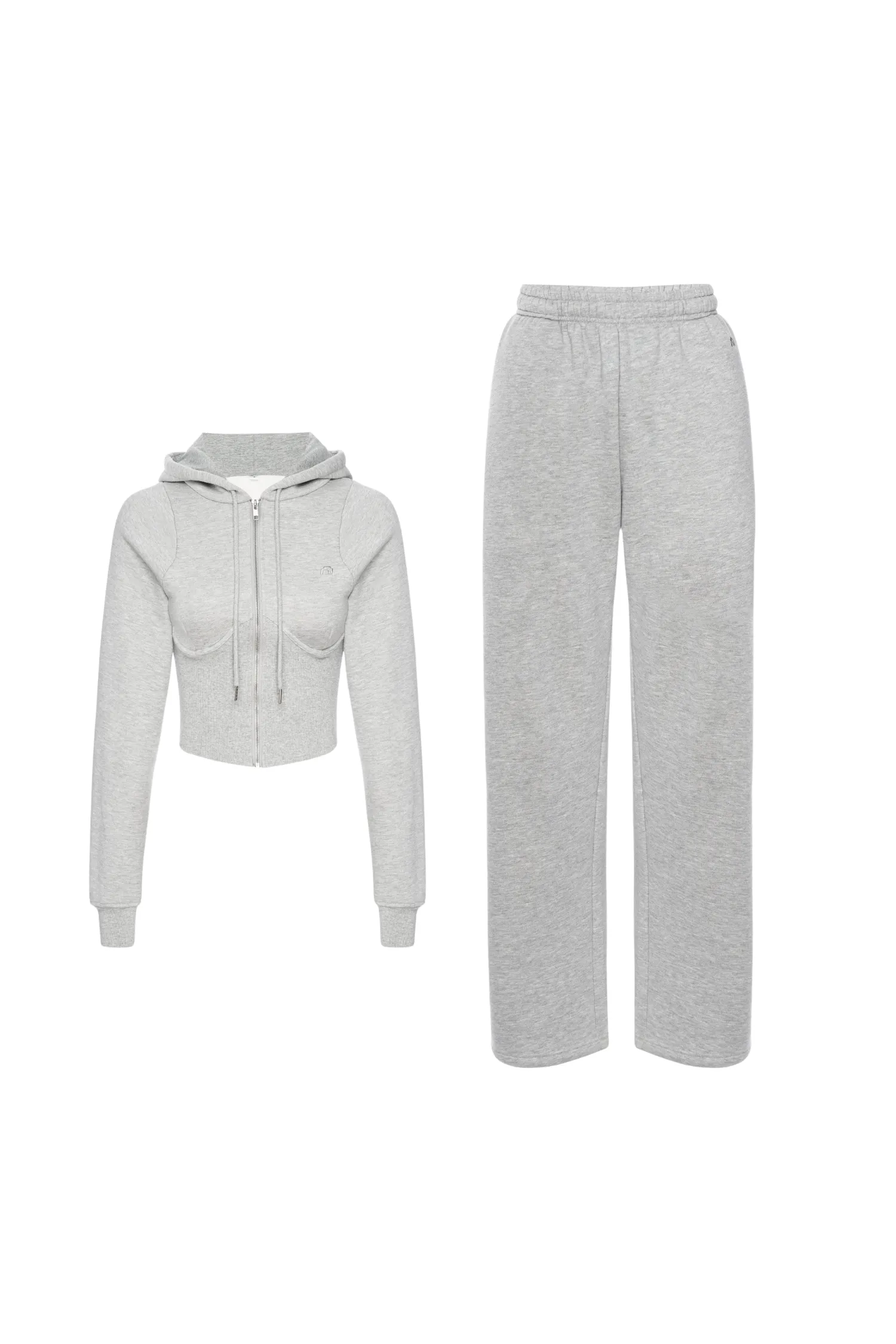 SADIE TOP   ZEV PANT - GREY LayeredPanel