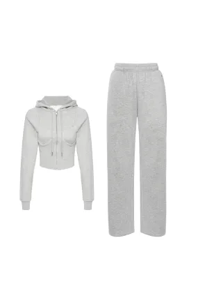 SADIE TOP   ZEV PANT - GREY BreathableMoistureBarrier Office Attire