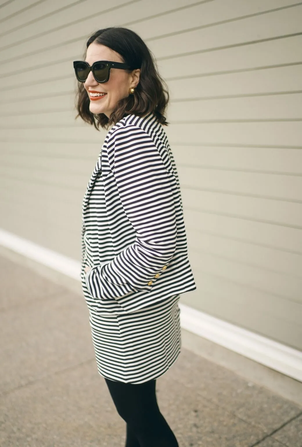 SAMPLE - BURU x Val Maggie Mini - Stripe Knit Machine washable