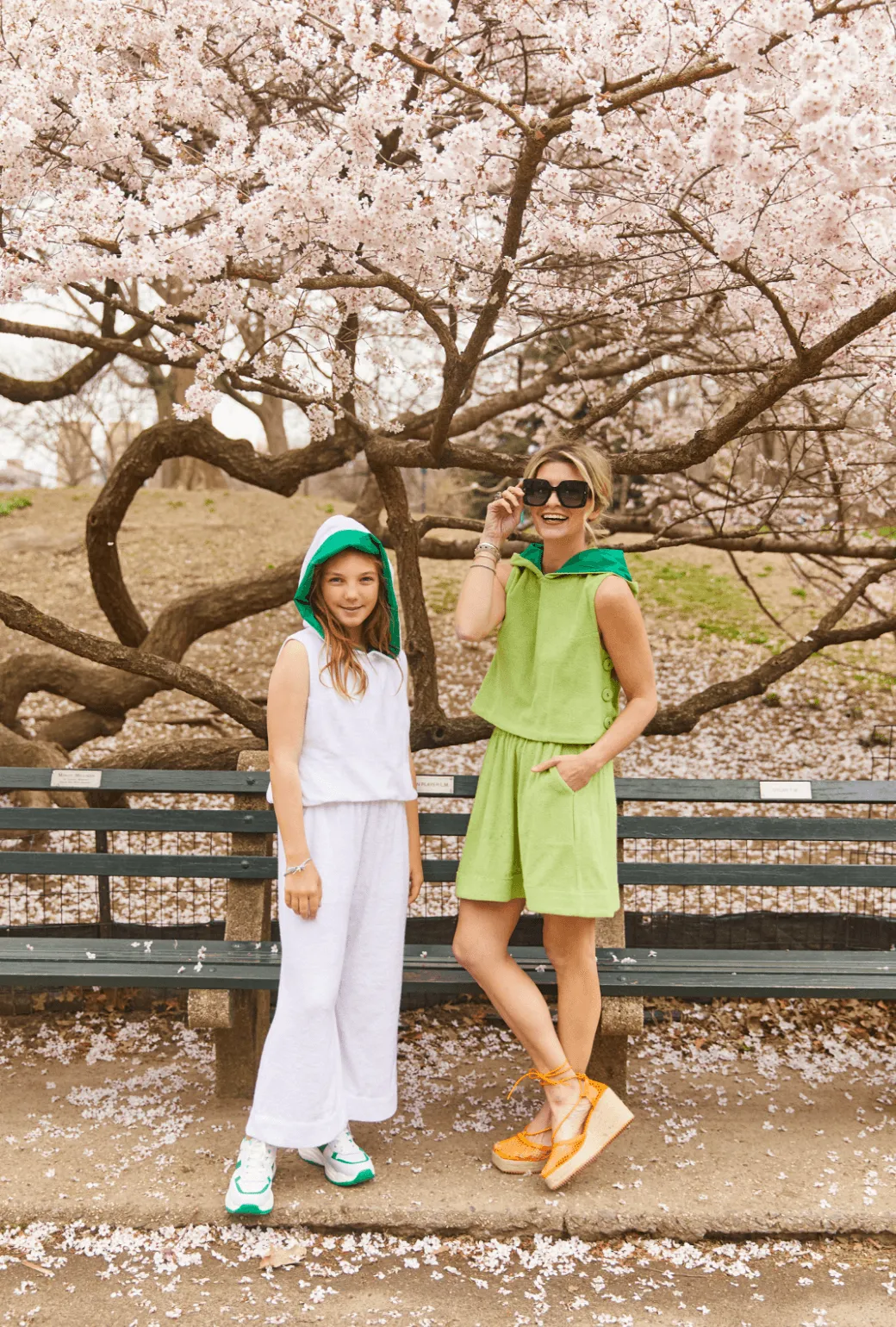 Stylish Comfort Functional Waist SAMPLE - Everyday MINI Skirt  - Lime Sherbet Terry