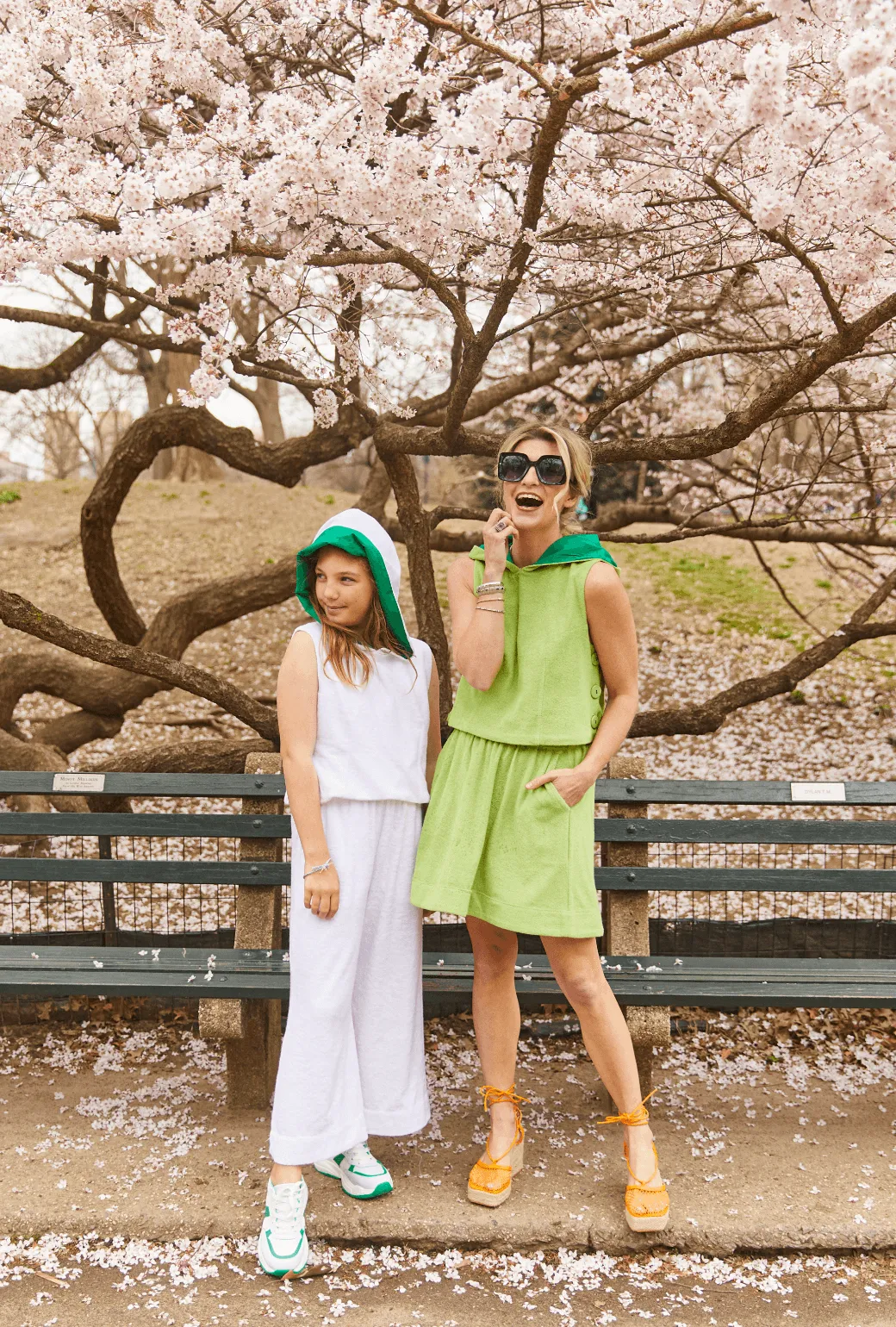 Barrel Waist SAMPLE - Everyday MINI Skirt  - Lime Sherbet Terry