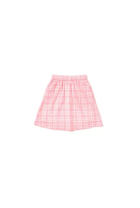 MoistureWickingFabric SAMPLE - Everyday MINI Skirt - Pink Seersucker