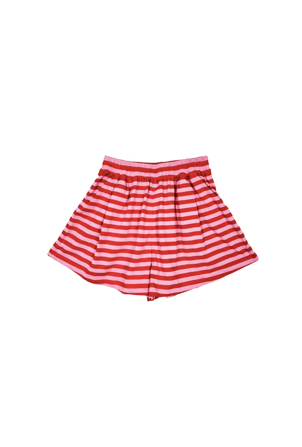 SAMPLE - Everyday Shorts - Pink & Red Compact Packability Basic Stretch