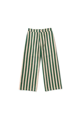 SAMPLE - Le Culottes - Emerald Stripe Stain Repellent Coating