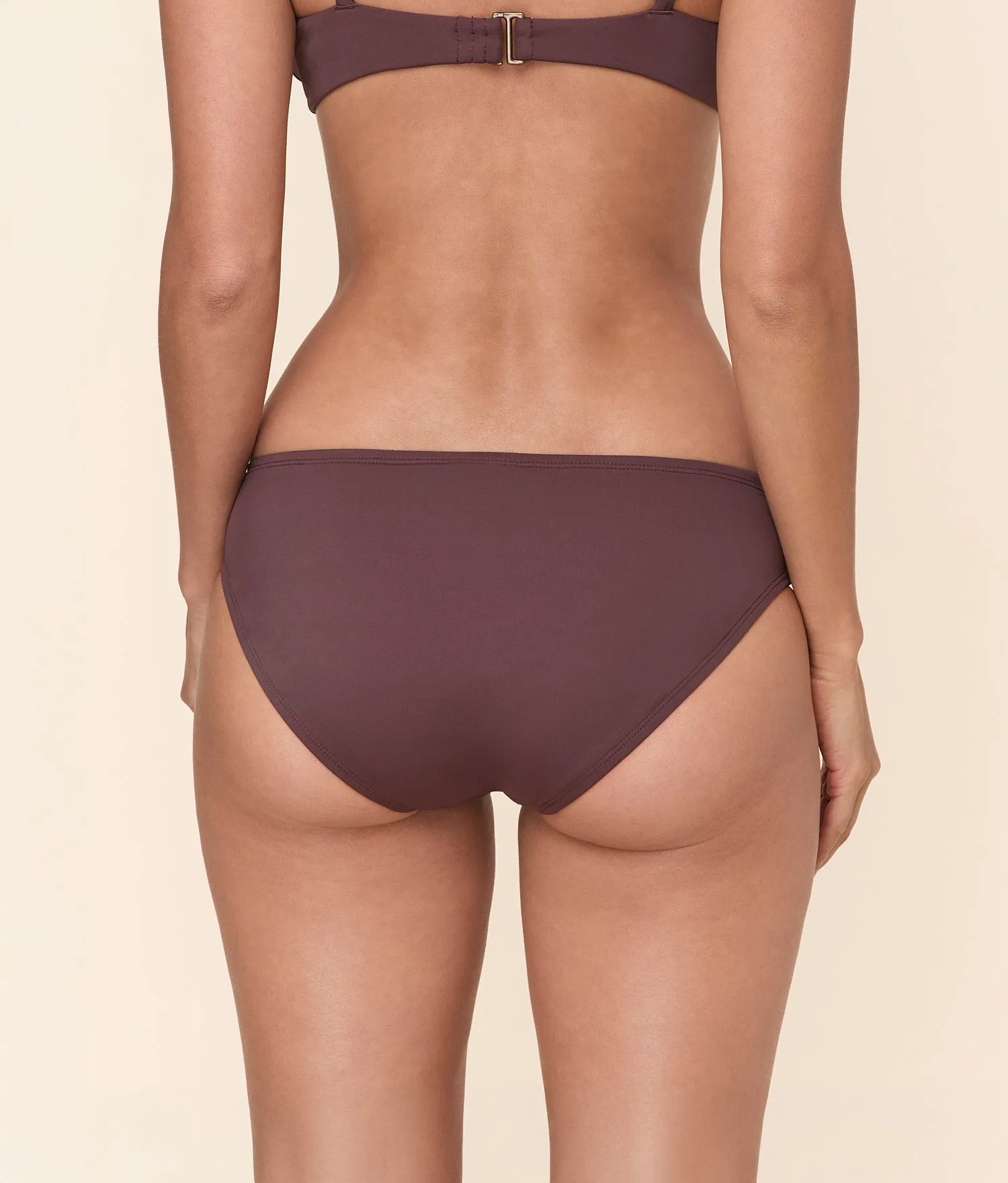 The Classic Bikini Bottom - Eco Nylon - Mink Anti Chafing Design Must-have