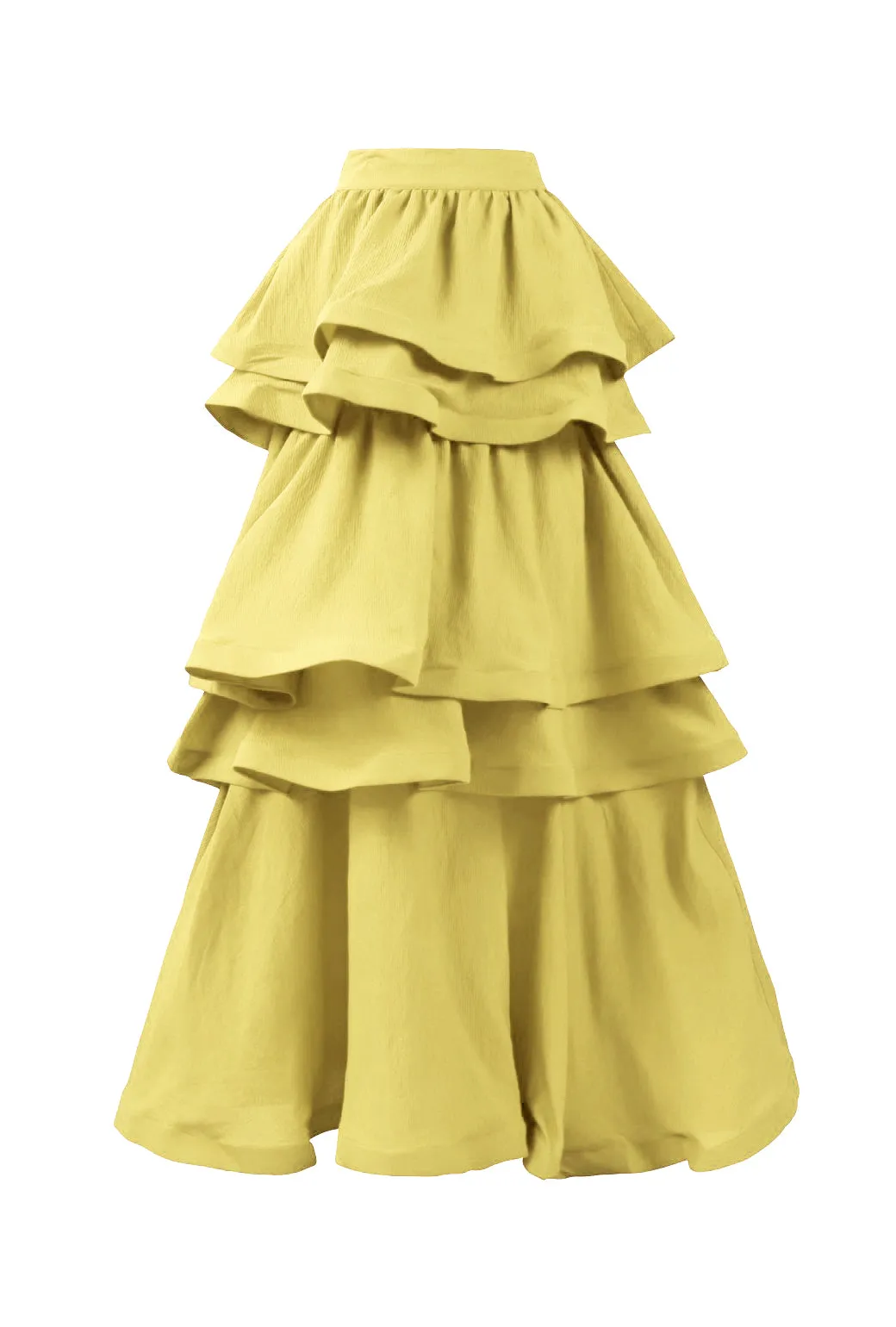 SAMPLE - Buru x PBL Teagan Skirt - Pear Poplin HighRiseWaistband City Ready