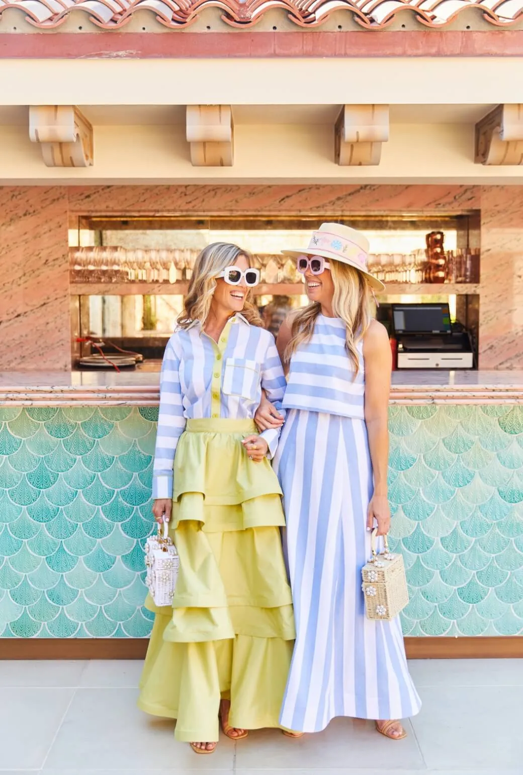 Sweat Wicking Liner WaterRepellentCoating SAMPLE - Buru x PBL Teagan Skirt - Pear Poplin