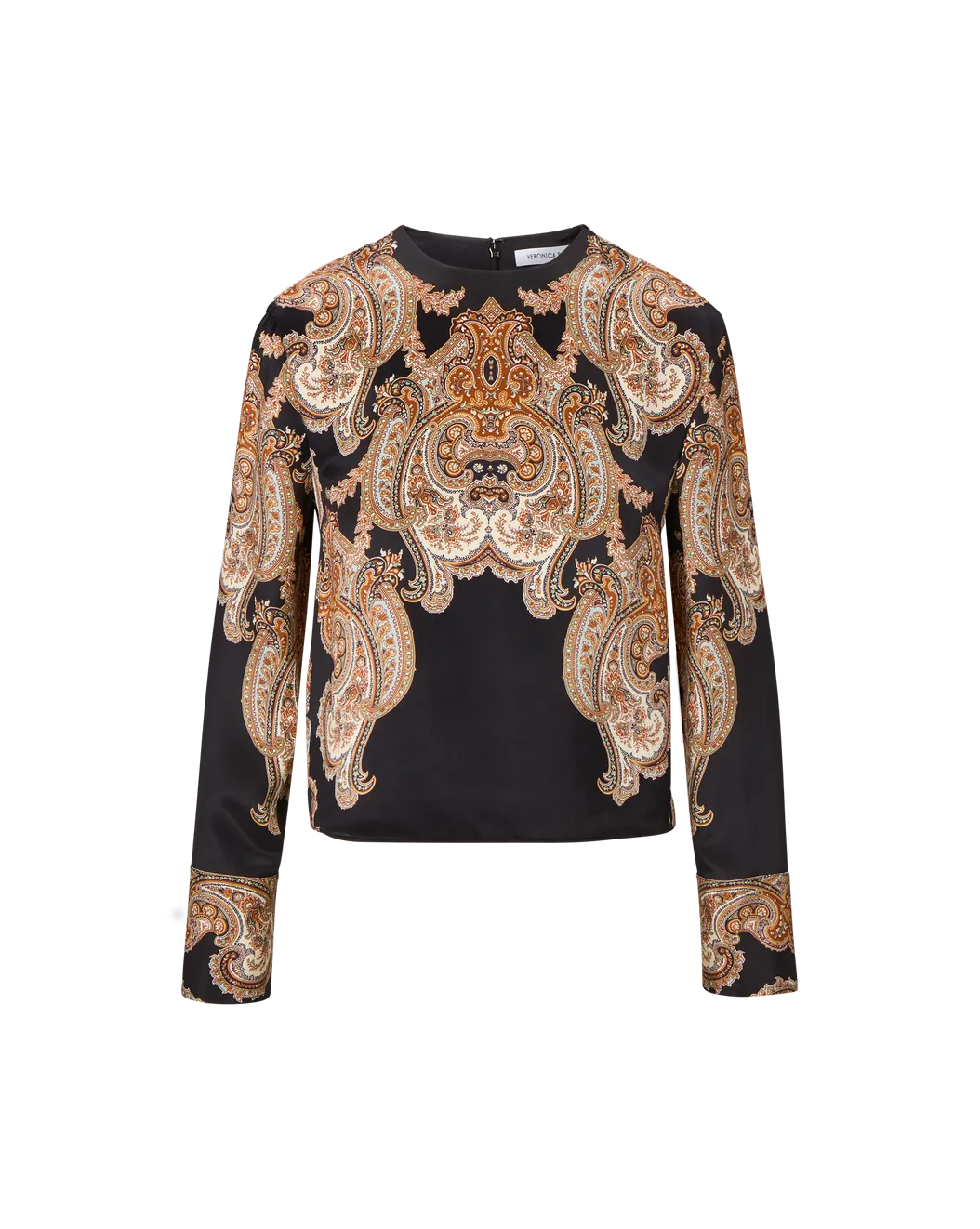 VERONICA BEARD KARISSE BLOUSE AbrasionResistant Edging VNeckReinforcement