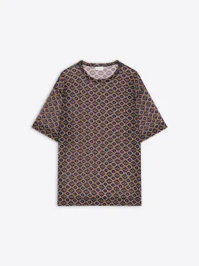 Midweight Four Way Stretch Quick Dry Blend Sheer oversized tee