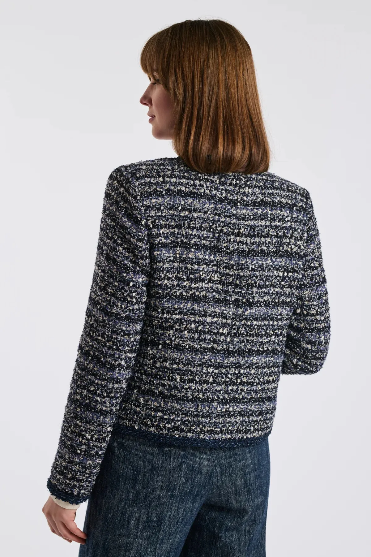 High Stretch Fabric Anti Pilling WEILL TWEED JACKET