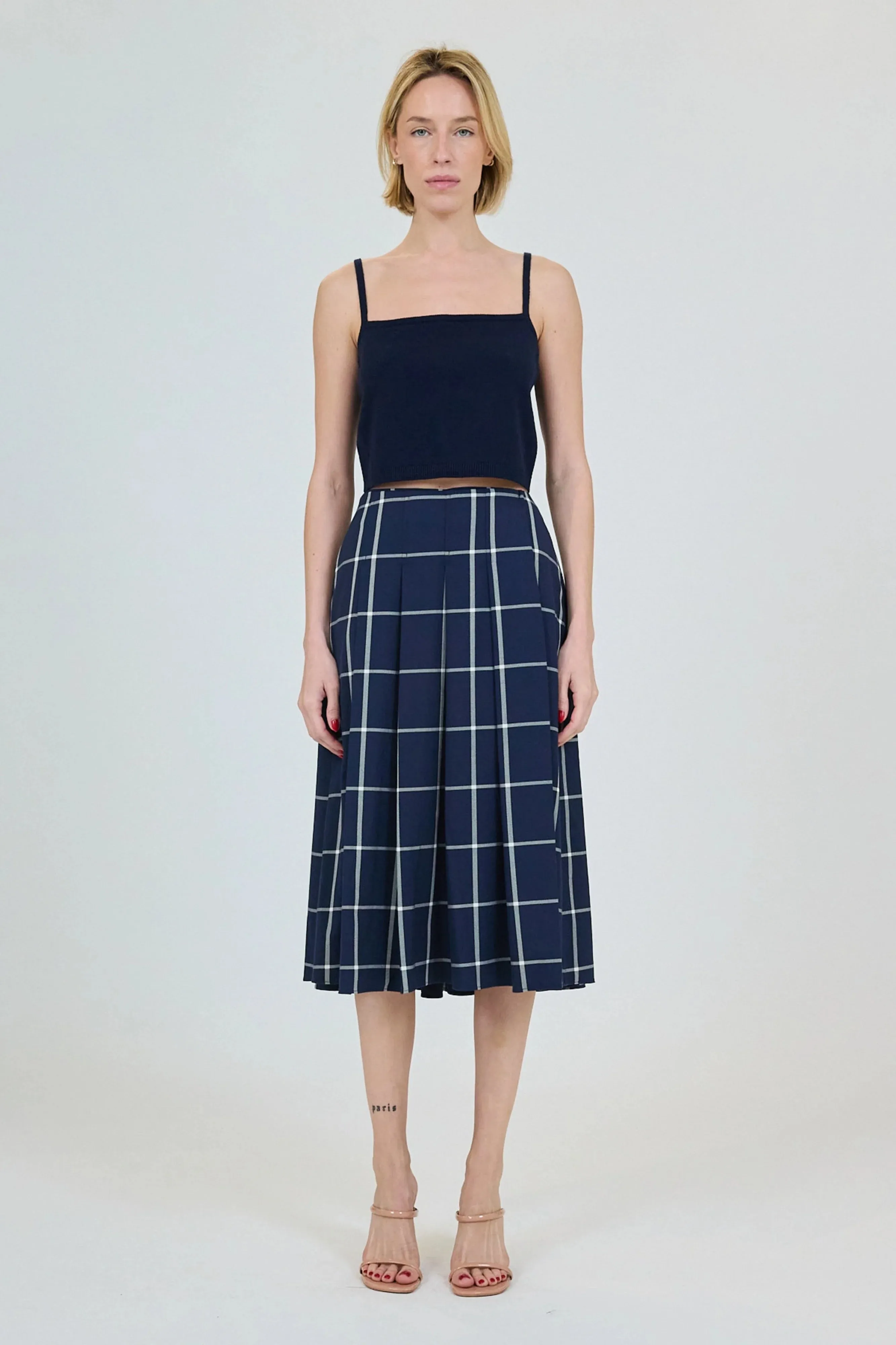 QuickReleaseClosures SIMKHAI CORYN PLEATED MINI SKIRT