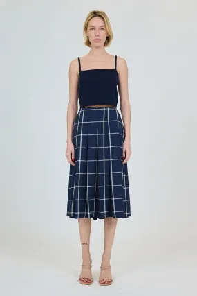 SIMKHAI CORYN PLEATED MINI SKIRT FlexFoamPadding Quick Flex