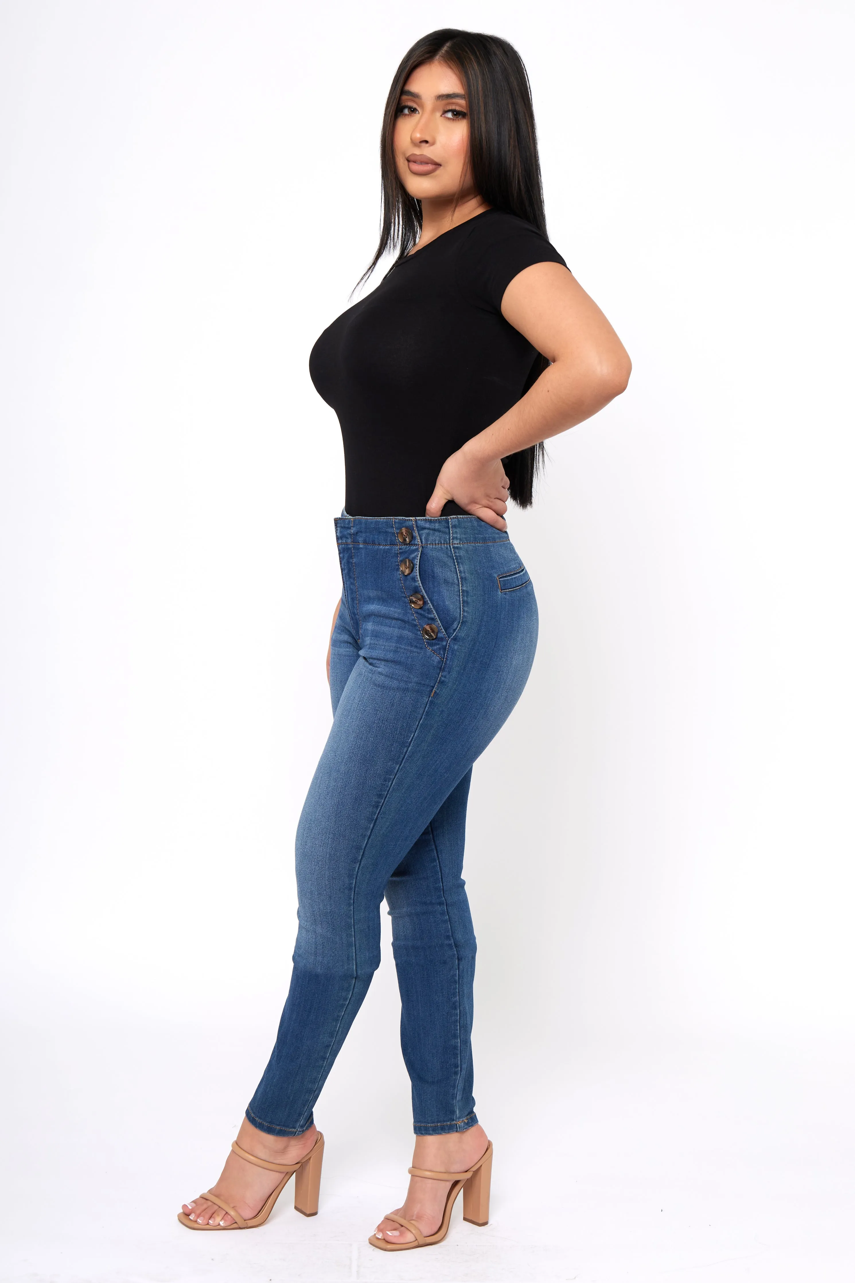 Weekend Style Sea of Hearts - Skinny Jeans