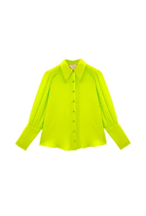 Skipper  Blouse - Lemon Brightline OrganicCotton