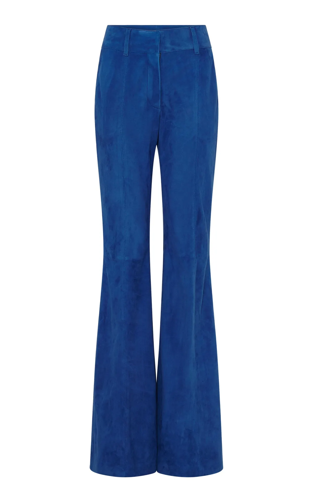 Rhein Flare Pant in Cobalt Suede SeamlessSidePanels Fun Design