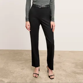 Smith Straight Trouser - Washable Wool Twill :: Black VentilatedArmholes Laser Cut Edges