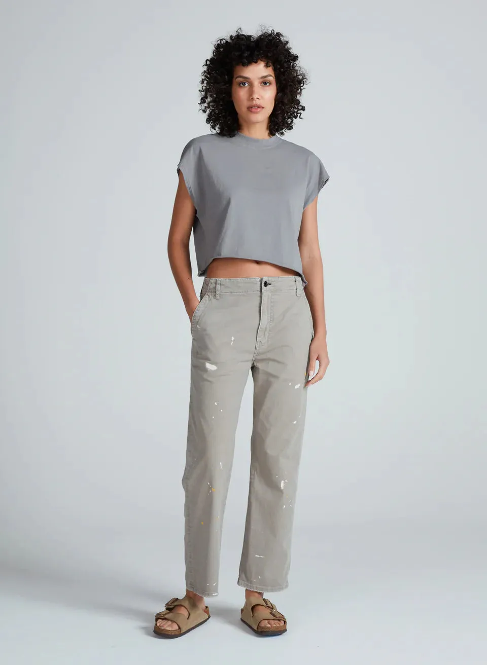 ASKK NY TOMBOY TWILL PANT Easy Care Fabric